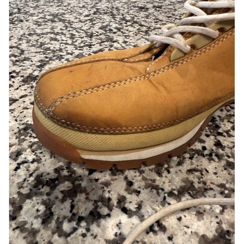 Timberland Women's Boots Euro Dub Ankle Leather Lace Up NUBUCK 85112 Size 7 US - Picture 10 of 10